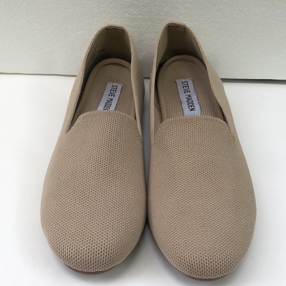 Steve Madden Natural Taupe Women’s Slip-On Knit Flats Shoes- Size 6.5 - Picture 8 of 14